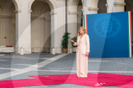 Giorgia Meloni Receives President-of The European Council, Antonio Costa