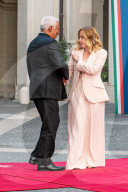 Giorgia Meloni Receives President-of The European Council, Antonio Costa
