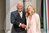 Giorgia Meloni Receives President-of The European Council, Antonio Costa