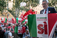 Closing Of The Electoral Campaign For The Referendums Organized By The CGIL