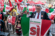 Closing Of The Electoral Campaign For The Referendums Organized By The CGIL