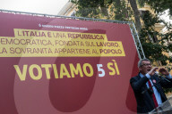 Closing Of The Electoral Campaign For The Referendums Organized By The CGIL