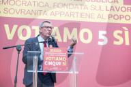 Closing Of The Electoral Campaign For The Referendums Organized By The CGIL