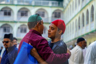 Eid Al-Adha Prayer In Kathmandu, Nepal.