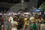 Night Bazaar In Novi Sad