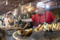 Night Bazaar In Novi Sad