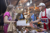 Night Bazaar In Novi Sad