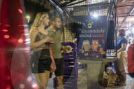Night Bazaar In Novi Sad