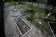 Kyiv Apartment Block Damaged By Russia's Overnight Attack