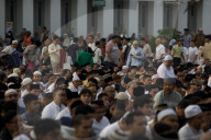 Eid Adha Pray In Indonesia