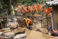 Landslide In Guwahati, India