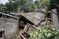 Landslide In Guwahati, India