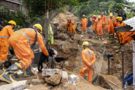 Landslide In Guwahati, India
