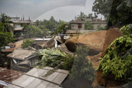 Landslide In Guwahati, India