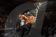 Landslide In Guwahati, India