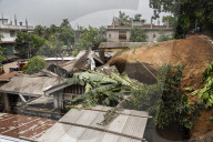Landslide In Guwahati, India