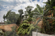 Landslide In Guwahati, India