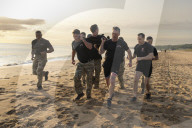 US SecDef Hegseth holds troop training session on Normandy beach