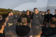 US SecDef Hegseth holds troop training session on Normandy beach