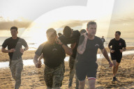 US SecDef Hegseth holds troop training session on Normandy beach