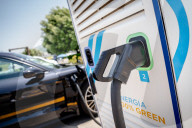 EV Charging Station On Italian Highway