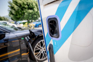 EV Charging Station On Italian Highway