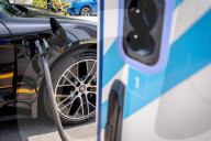 EV Charging Station On Italian Highway