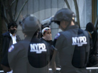 Protesters Clash with Police Outside ICE Court in NYC Amid Immigration Raids