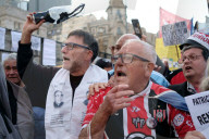 Retirees And Health Workers Protest Austerity