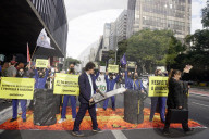 Climate March On Paulista Avenue In SÃ£o Paulo