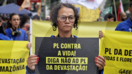 Climate March On Paulista Avenue In São Paulo
