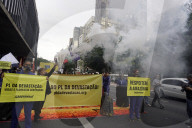 Climate March On Paulista Avenue In SÃ£o Paulo