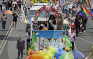 LGBTTTIQA+ March In Xochimilco, Mexico City