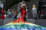 LGBTTTIQA+ March In Xochimilco, Mexico City