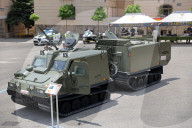 Military equipment exhibition for Armed Forces Day