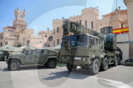Military equipment exhibition for Armed Forces Day