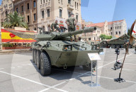 Military equipment exhibition for Armed Forces Day