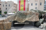 Military equipment exhibition for Armed Forces Day