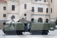 Military equipment exhibition for Armed Forces Day