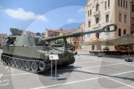 Military equipment exhibition for Armed Forces Day