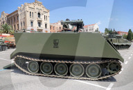 Military equipment exhibition for Armed Forces Day