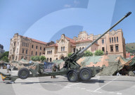 Military equipment exhibition for Armed Forces Day