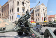 Military equipment exhibition for Armed Forces Day