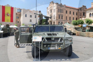 Military equipment exhibition for Armed Forces Day