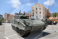 Military equipment exhibition for Armed Forces Day