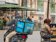 Wolt Food Delivery Rider In Vienna