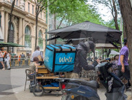 Wolt Food Delivery Rider In Vienna