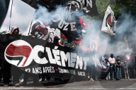 Anti-fascist Demonstration In Paris In Tribute To Clement Meric.