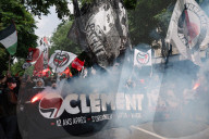 Anti-fascist Demonstration In Paris In Tribute To Clement Meric.