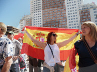PP Demonstration Under The Slogan "Mafia Or Democracy" Calls For The Resignation Of The President Of Spain